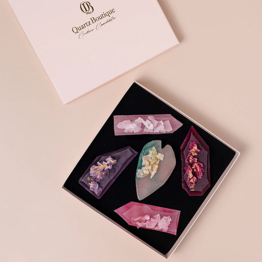 Amethyst Collection - 5 essbare Kristalle