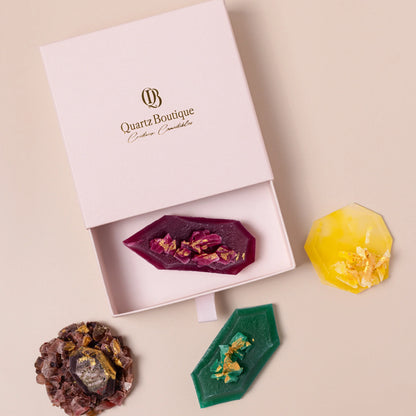 Topaze collection - 4 edible crystals