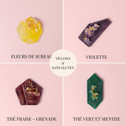Quartz boutique collection - edible crystals