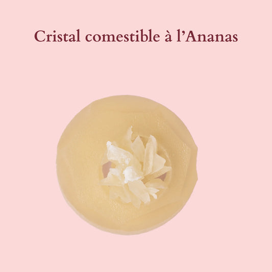 Cristal Comestible à l'Ananas