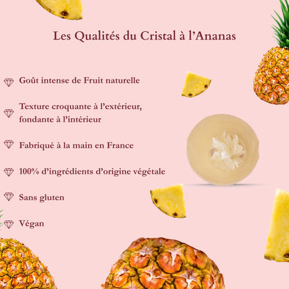 Cristal Comestible à l'Ananas