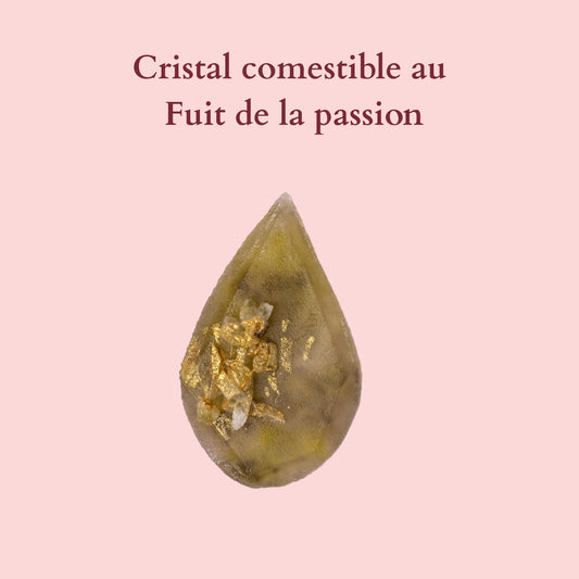 Cristal Comestible au Fruit de la Passion