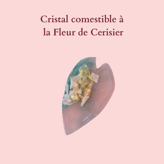 Cristal Comestible aux Fleurs de Cerisier