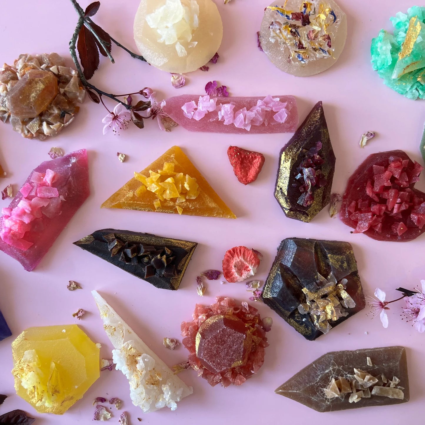 Complete creation set - edible crystals