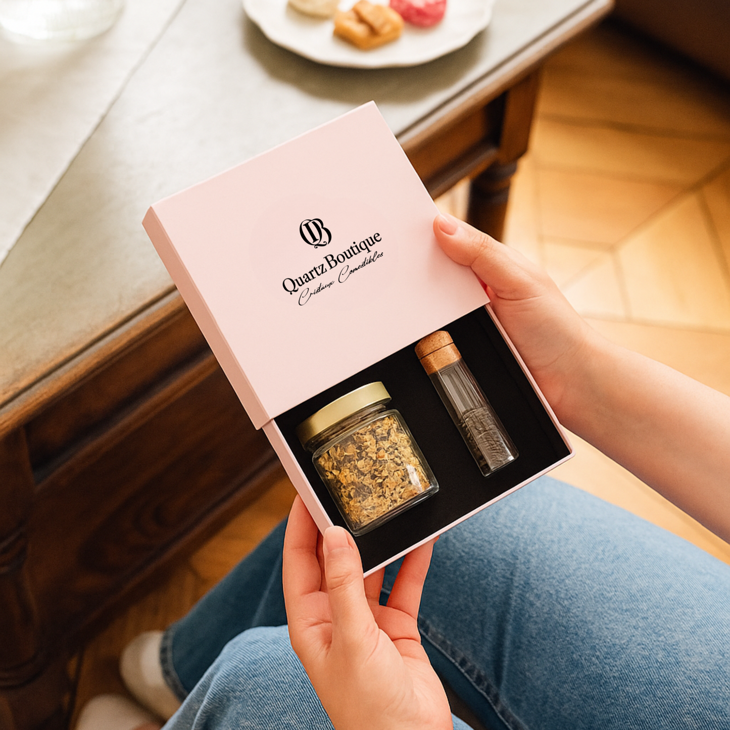 Premium tea + glass infuser